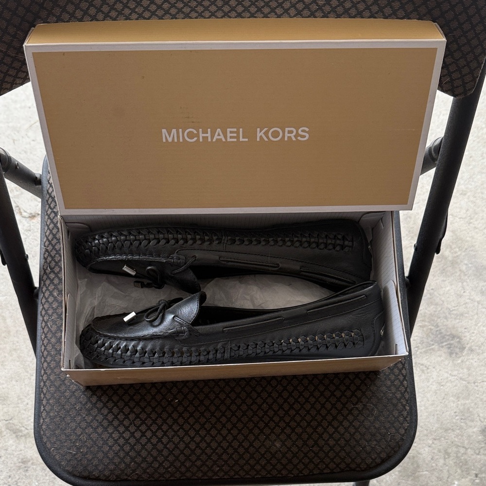 Michael Kors Women's Black Moccasins